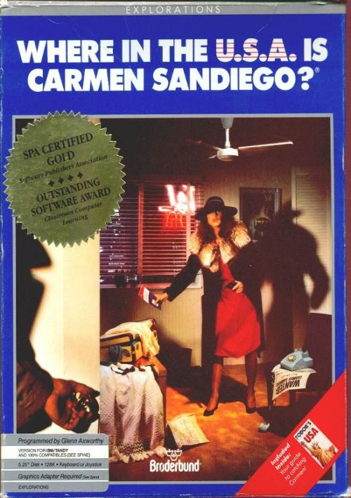 Download Where In The USA Is Carmen Sandiego_Disk1 Rom