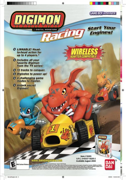 Digimon Racing rom