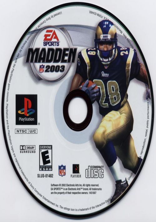 Madden NFL 2003 rom