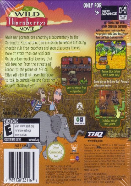 The Wild Thornberrys Movie rom