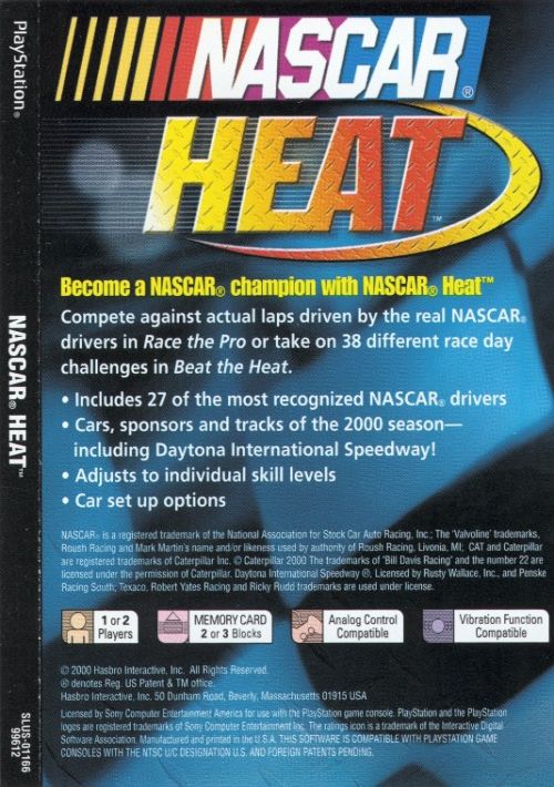 Download NASCAR Heat PS Rom