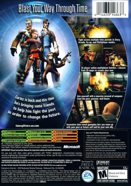 Download TimeSplitters - Future Perfect PS2 Rom