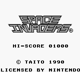 Space Invaders (Japan) on gb rom