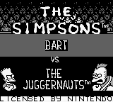 Simpsons, The - Bart vs. the Juggernauts (USA, Europe) rom