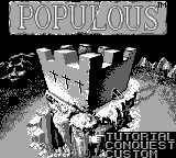 Populous (Japan) on gb rom