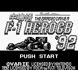 Nakajima Satoru Kanshuu F-1 Hero GB '92 - The Graded Driver (Japan) rom