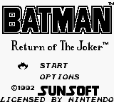 Batman - Return of the Joker (Japan) rom
