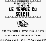 Adventures of Tintin, The - Prisoners of the Sun (Europe) (En,Fr,De) on gb rom