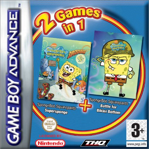 2 in 1 - SpongeBob Squarepants - Supersponge & Battle for Bikini Bottom (E)(Sir VG) rom