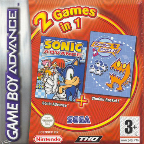 2 in 1 - Sonic Advance & Chu Chu Rocket (E)(Independent) rom
