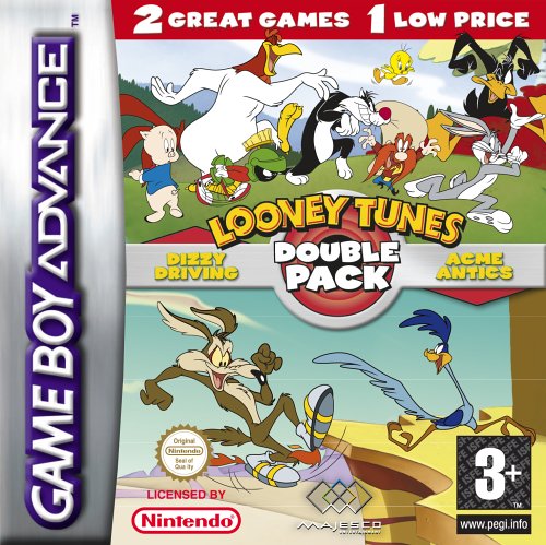2 in 1 - Looney Tunes Double Pack - Acme Antics & Dizzy Driving (E)(Rising Sun) rom
