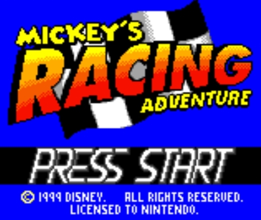Mickey's Racing Adventure (En,Fr,De,Es,It) rom