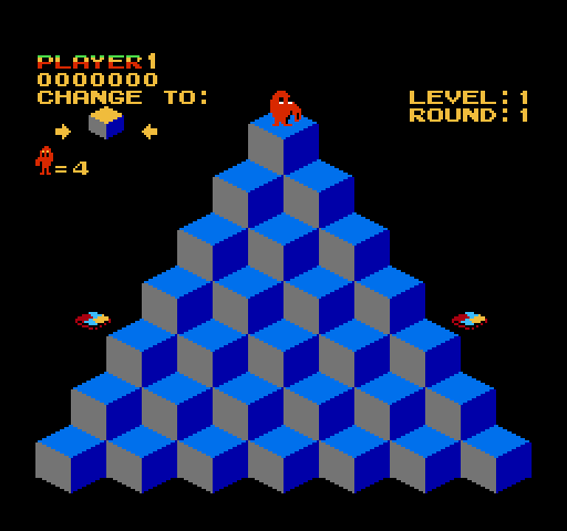 Q-bert on nes rom