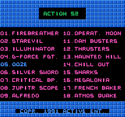Action 52 (Unl) (Rev A) rom