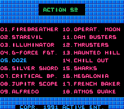 Action 52 (Unl) rom