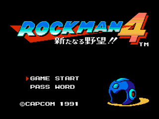 Rockman 4 - Aratanaru Yabou!! (Japan) rom