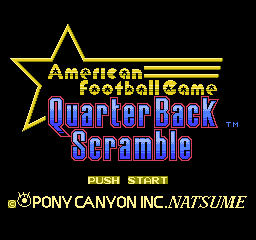 Quarter Back Scramble (Japan) rom