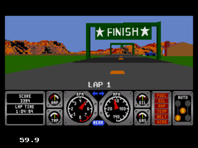 Race Drivin' on sega rom
