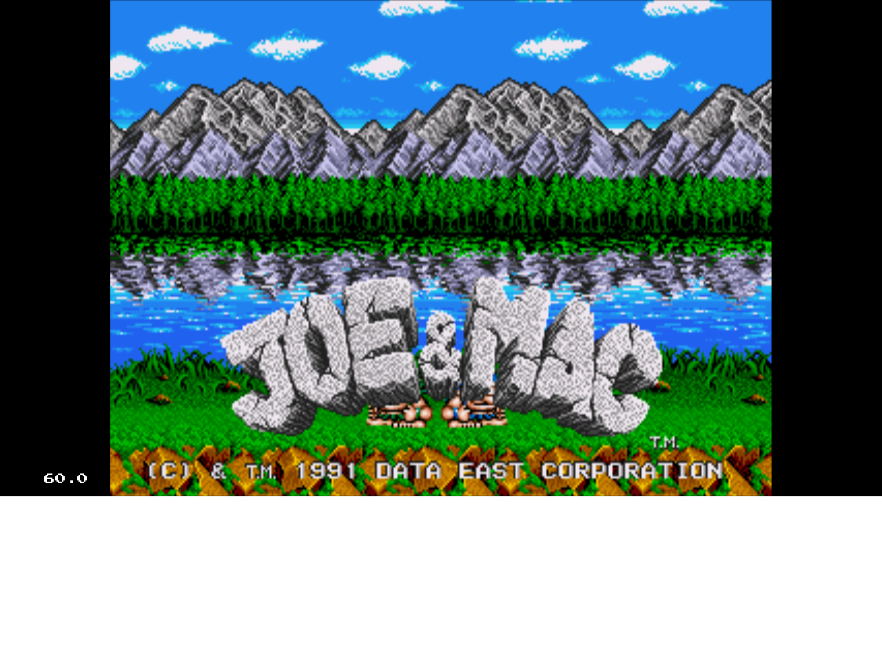 Joe & Mac on sega rom