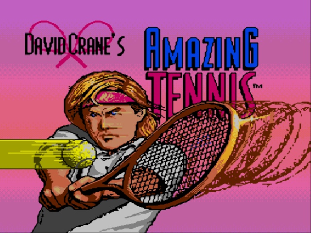 David Crane's Amazing Tennis on sega rom