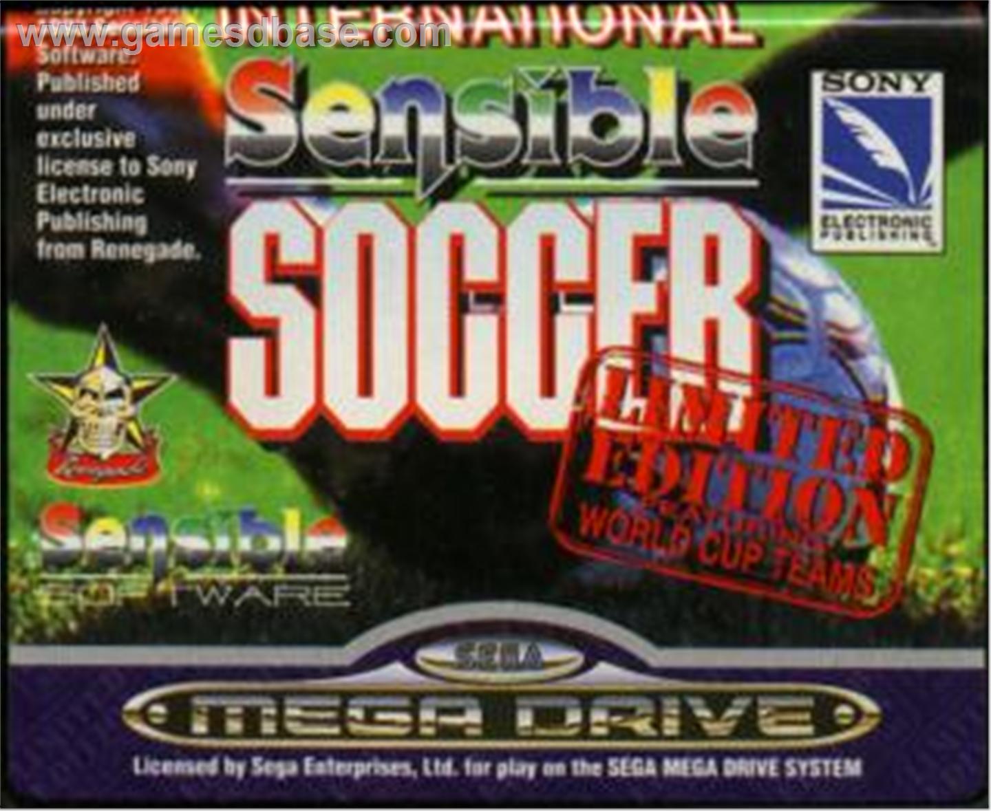 Sensible Soccer - International Edition (Europe) (En,Fr,De,It) on sega rom
