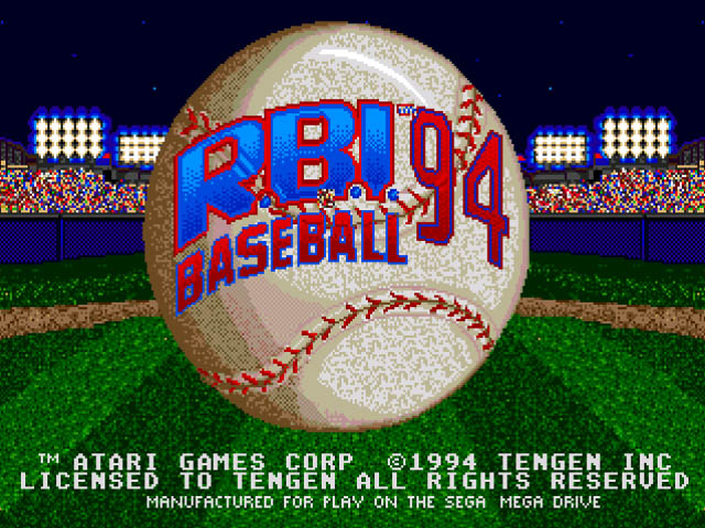 R.B.I. Baseball 94 (USA, Europe) rom