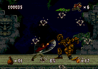 Pitfall - The Mayan Adventure (Europe) on sega rom