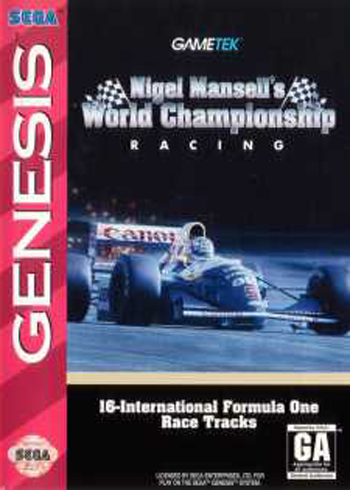 Nigel Mansell's World Championship Racing (Europe) on sega rom