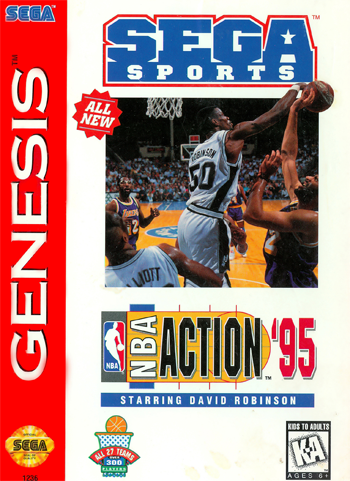 NBA Action '95 Starring David Robinson (USA, Europe) rom