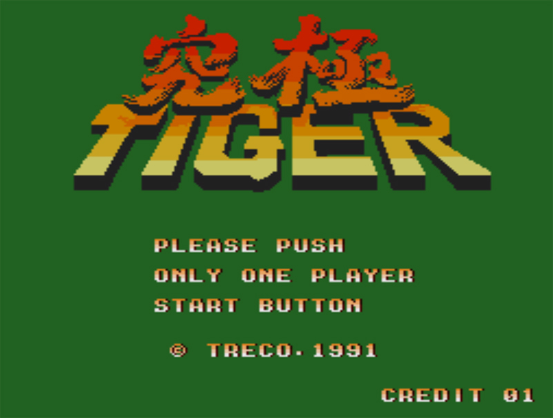 Kyuukyoku Tiger (Japan) on sega rom