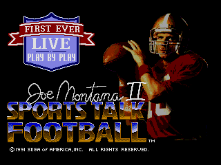 Joe Montana II Sports Talk Football (World) (Rev A) rom