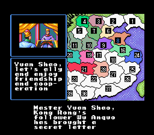 Romance of the Three Kingdoms 2 on snes rom