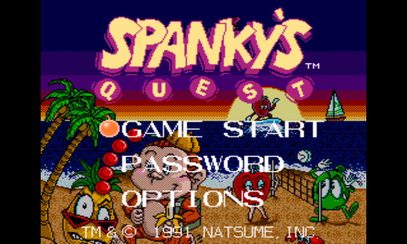 Spanky's Quest on snes rom
