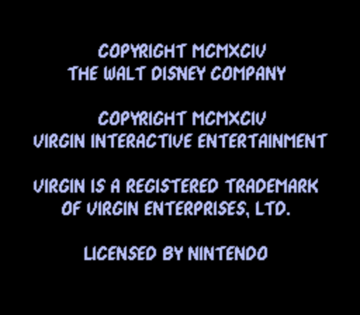 Jungle Book, The on snes rom