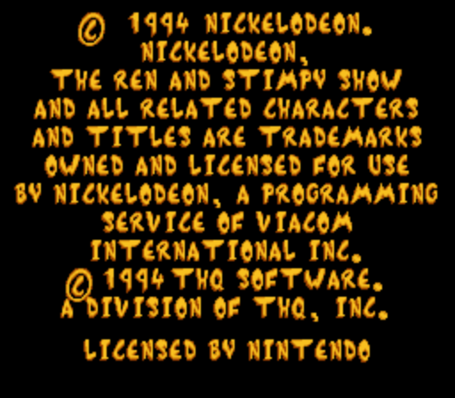 Ren & Stimpy Show, The - Time Warp rom