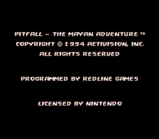 Pitfall - The Mayan Adventure (Beta) rom