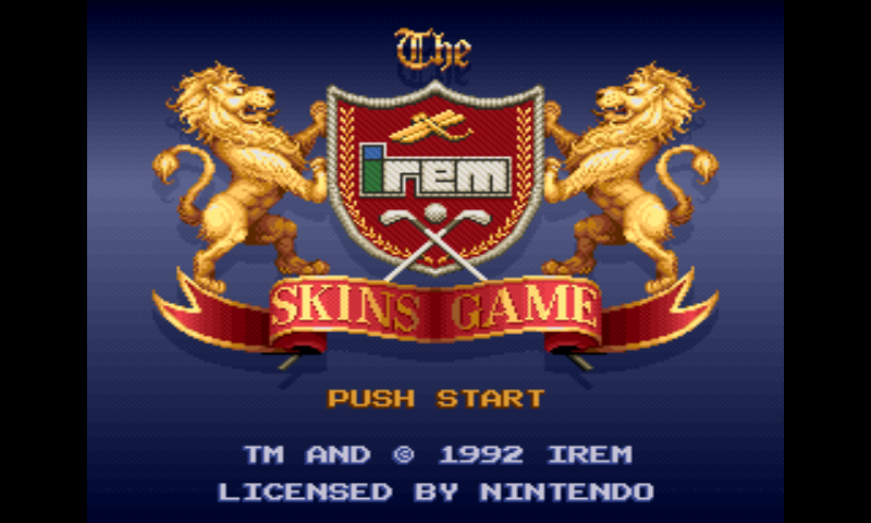 Irem Skins Game, The rom