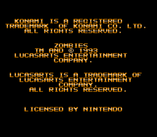 Zombies (Europe) (Beta) rom
