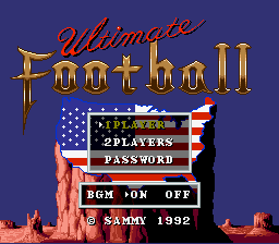 Ultimate Football (Japan) rom