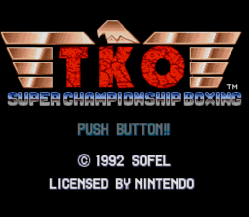 TKO Super Championship Boxing (Europe) rom