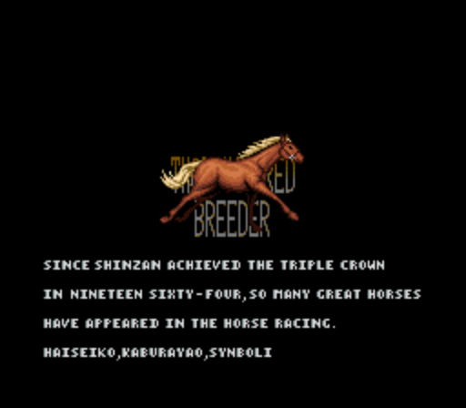 Thoroughbred Breeder II (Japan) rom