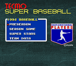 Tecmo Super Baseball (Japan) rom