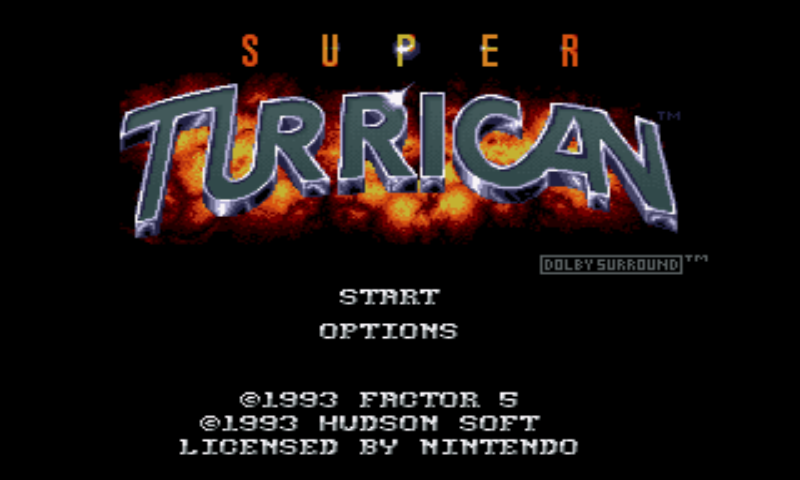 Super Turrican (Europe) on snes rom