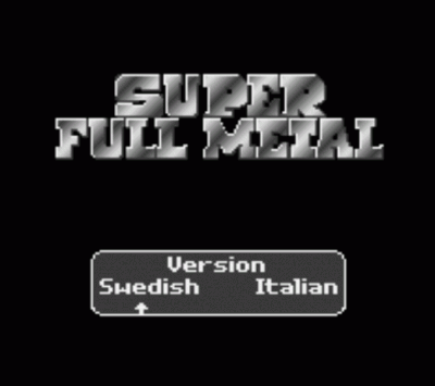 Super Full Metal (Europe) (It,Sv) (Proto) rom