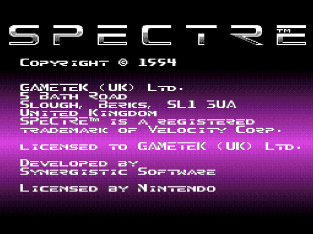 Spectre (Europe) rom
