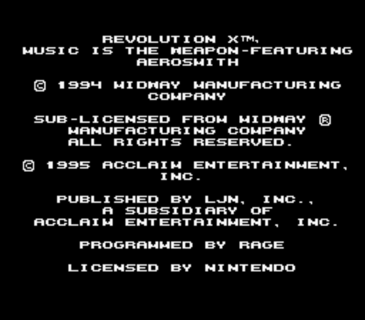 Revolution X (Germany) rom