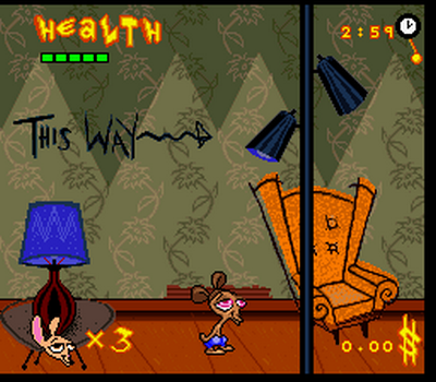 Ren & Stimpy Show, The - Veediots! (Europe) rom