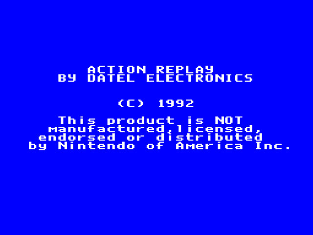 Pro Action Replay BIOS (Europe) (Unl) rom