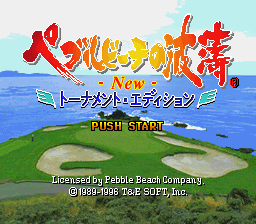 Pebble Beach no Hatou New - Tournament Edition (Japan) rom