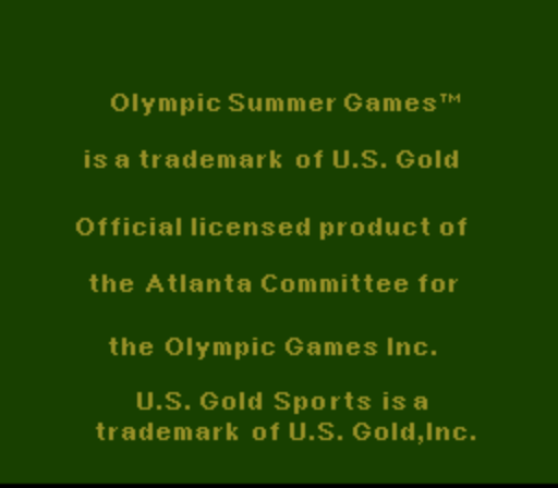Olympic Summer Games (Europe) rom